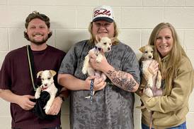 3 puppies from Texas shelter adopted by 3 members of Tyler Childers’ road crew