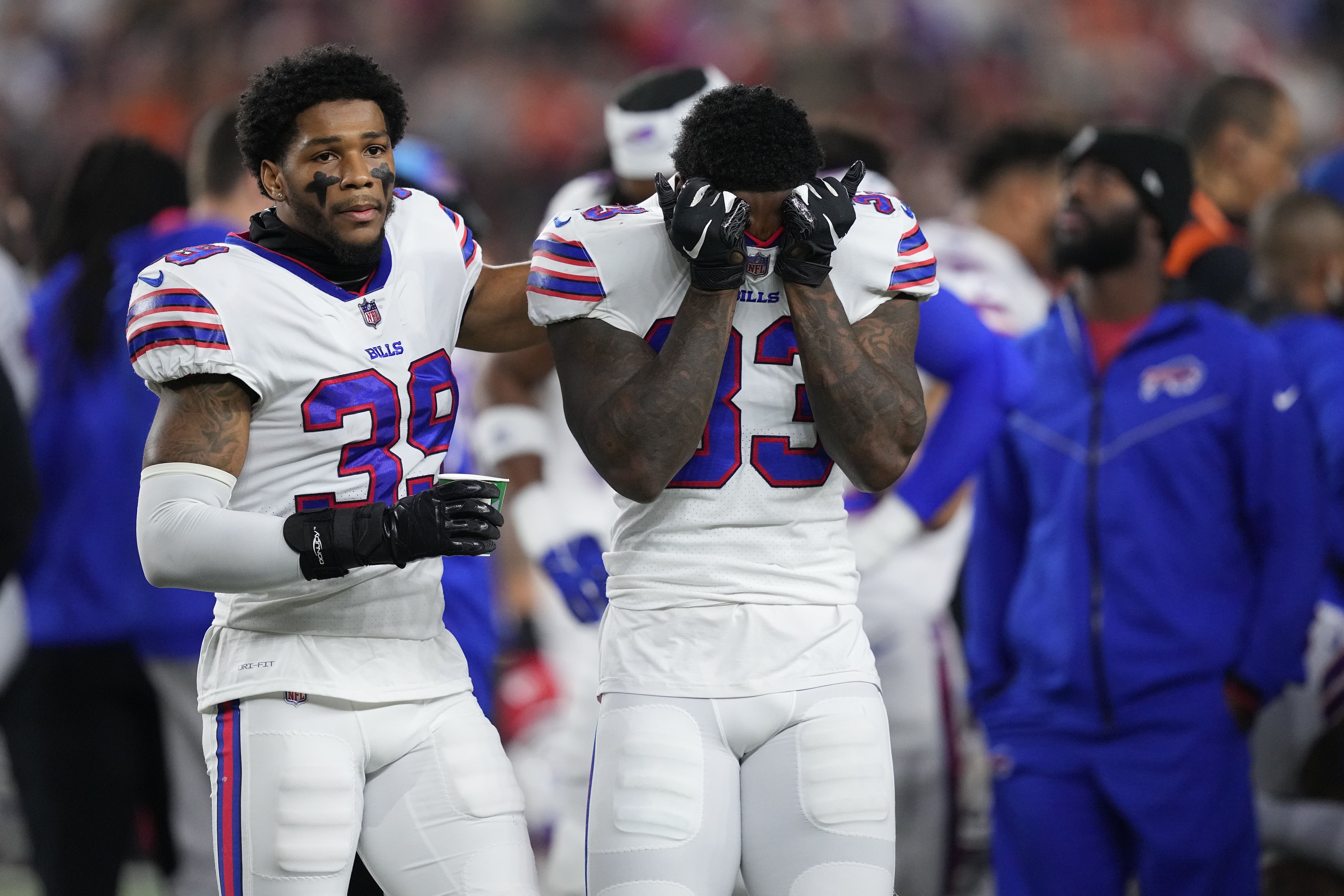 Is Damar Hamlin at the Bills game? Buffalo safety in attendance for playoff  game vs. Bengals