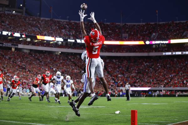 UGA wide receiver arrested on child cruelty charges suspended indefinitely