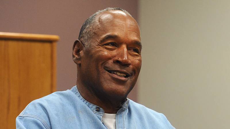 O.J. Simpson in court.