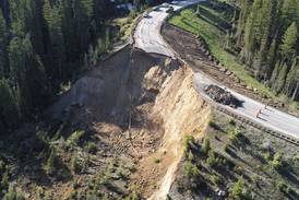 ‘Catastophic failure’: Teton Pass crumbles off side of mountain